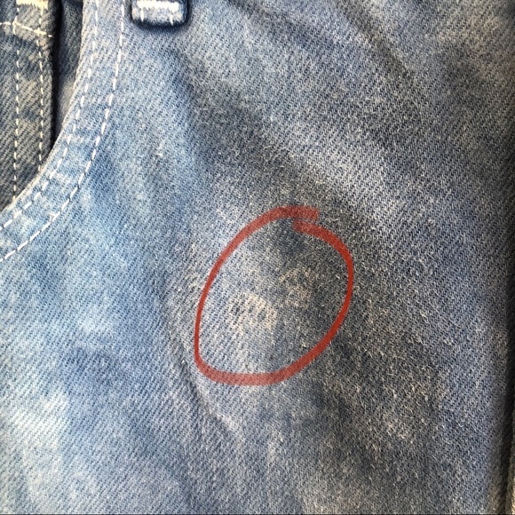 Everlane Blue Acid Wash High Rise Straight 30 - Picture 10 of 12